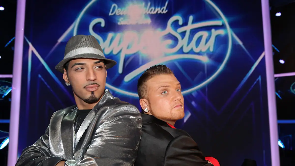 Mehrzad Marashi (li.) und Menowin Fröhlich damals im Finale