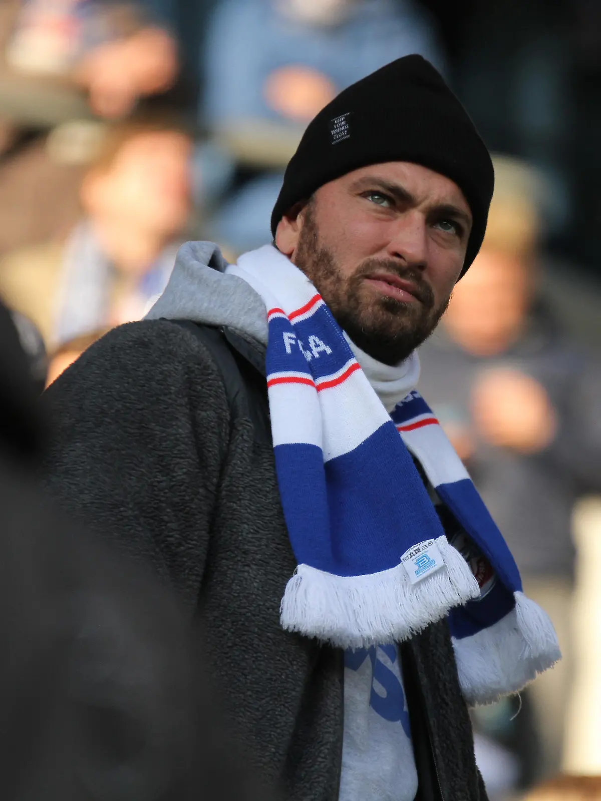 FC Hansa Rostock vs. Vfb Stuttgart II - DKB Arena - Rostock - 08.11.2014 - Musiker und Rapper Marteria beim Sieg von FC Hansa Rostock gegen Stuttgart