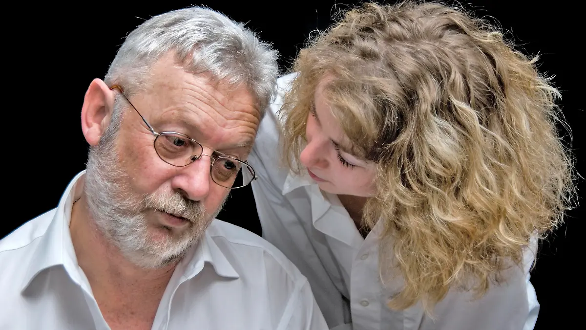 Krankenschwester mit Pflegepatienten