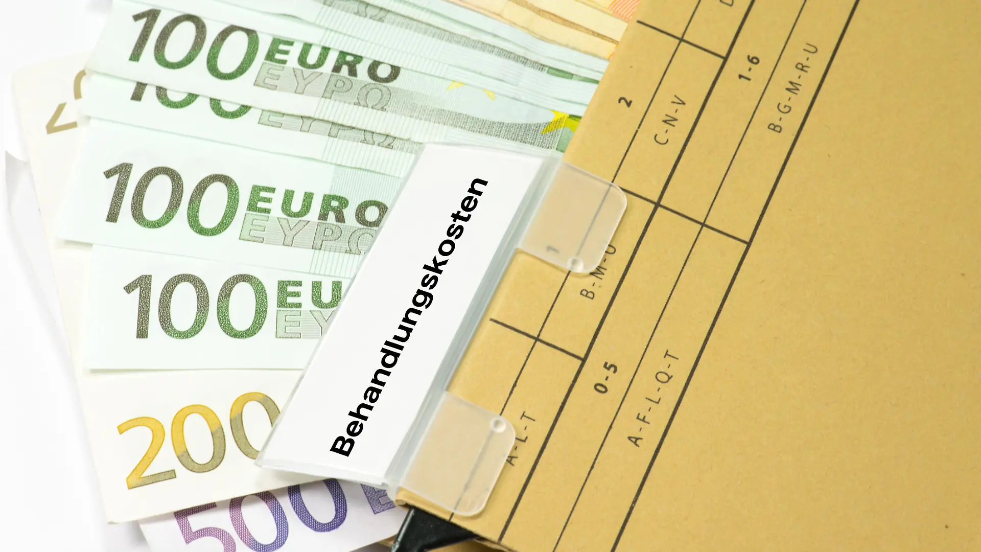 Euro-Geldscheine Und Behandlungkosten