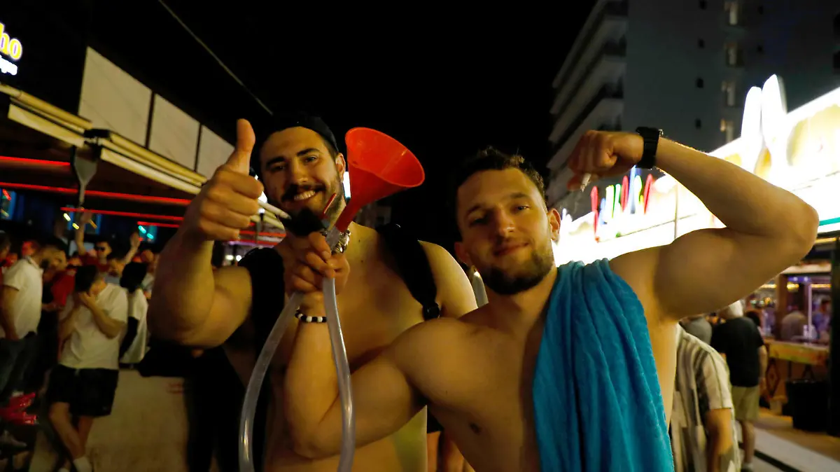 Sauftouristen auf Mallorca