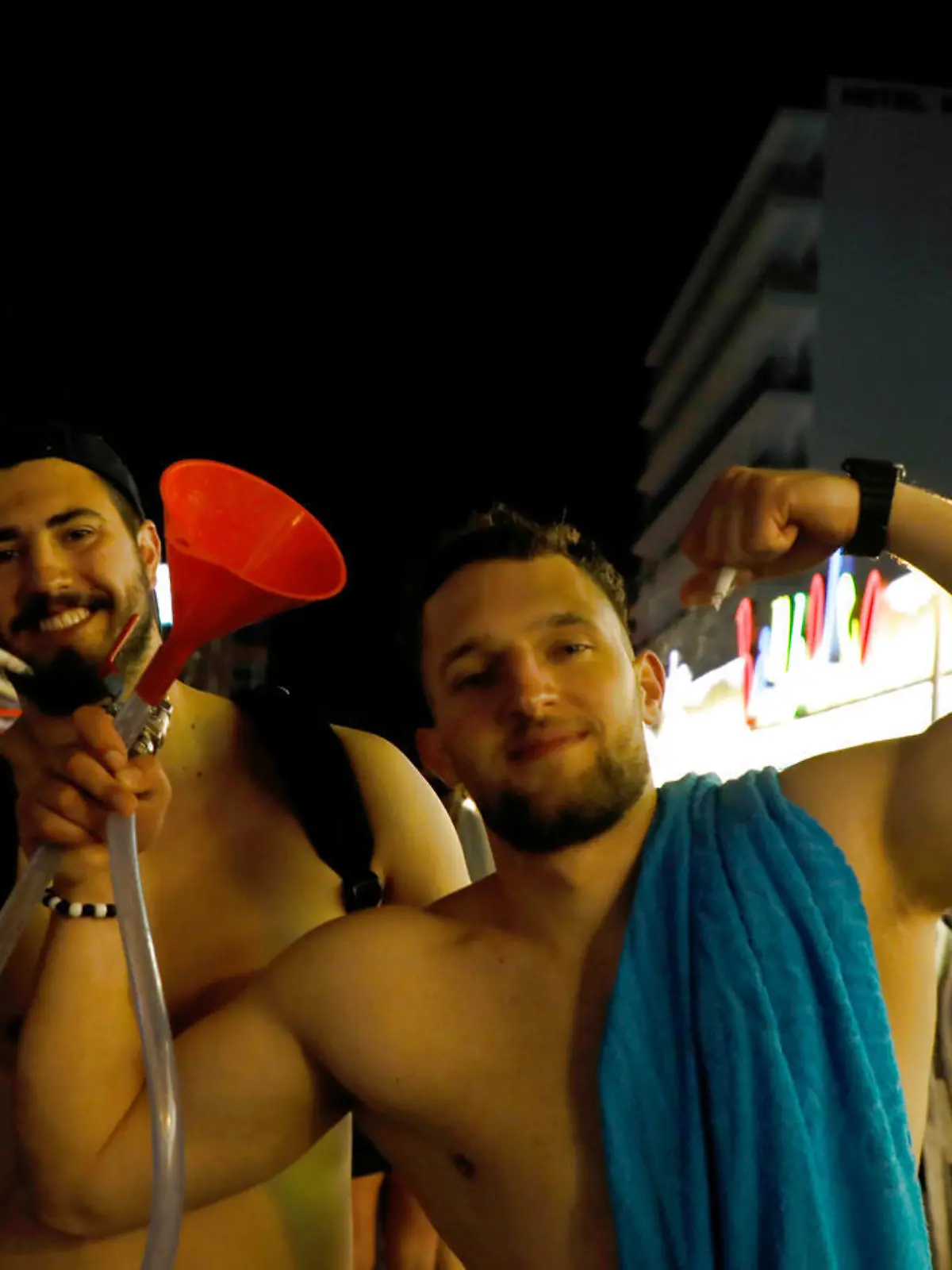Sauftouristen auf Mallorca