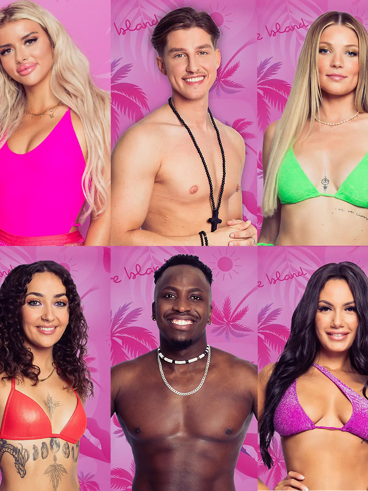 Sie alle gehen 2023 bei „Love Island“ auf die Suche nach der großen Liebe: Vanessa, Jenny, Hannes, Alessandra und Fabi (oben v.l.n.r. ) sowie Luca, Laura, Ray, Evi und Leon (unten v.l.n.r. )