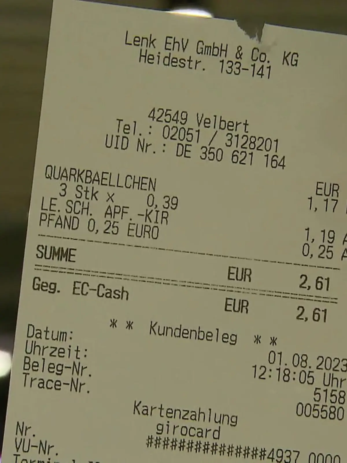 Bild zu: "Diskussion um Kassenbons"