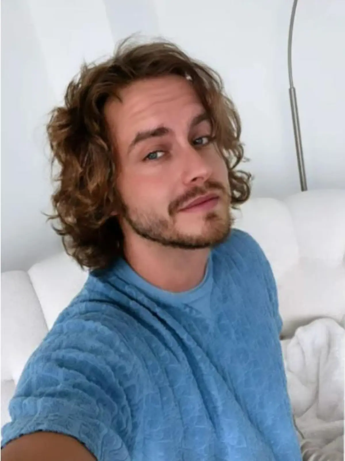 Julian Claßen mit lockiger Haarpracht.
