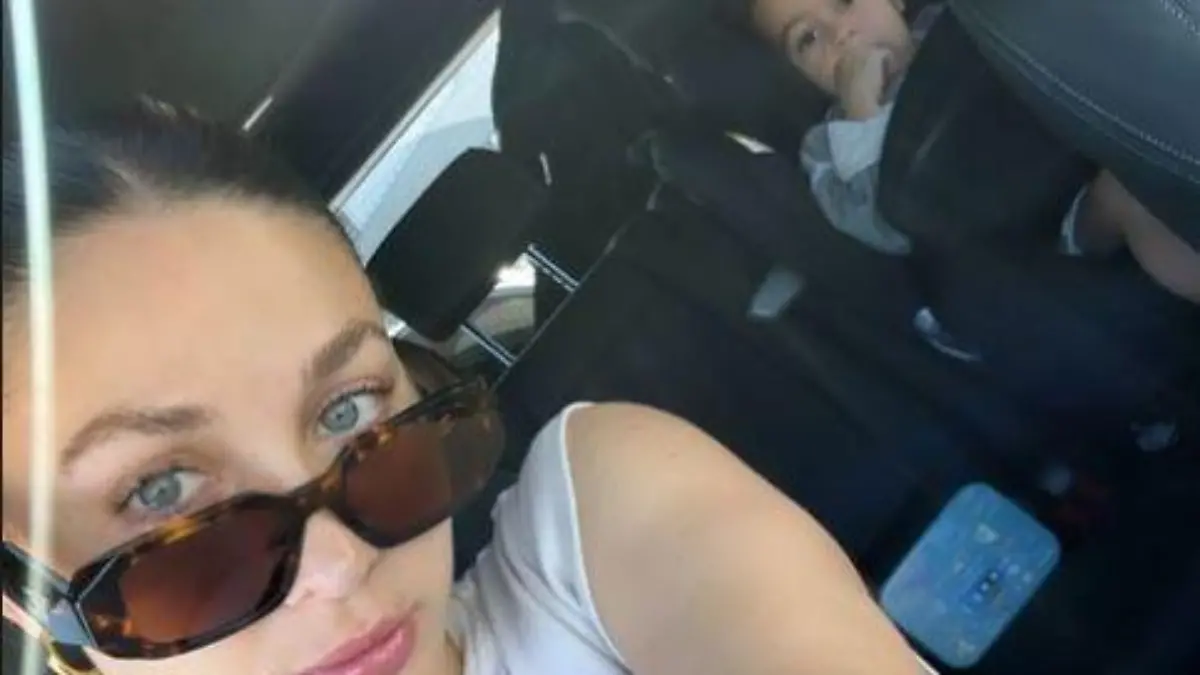 Ann-Kathrin Götze und ihr Sohn Rome