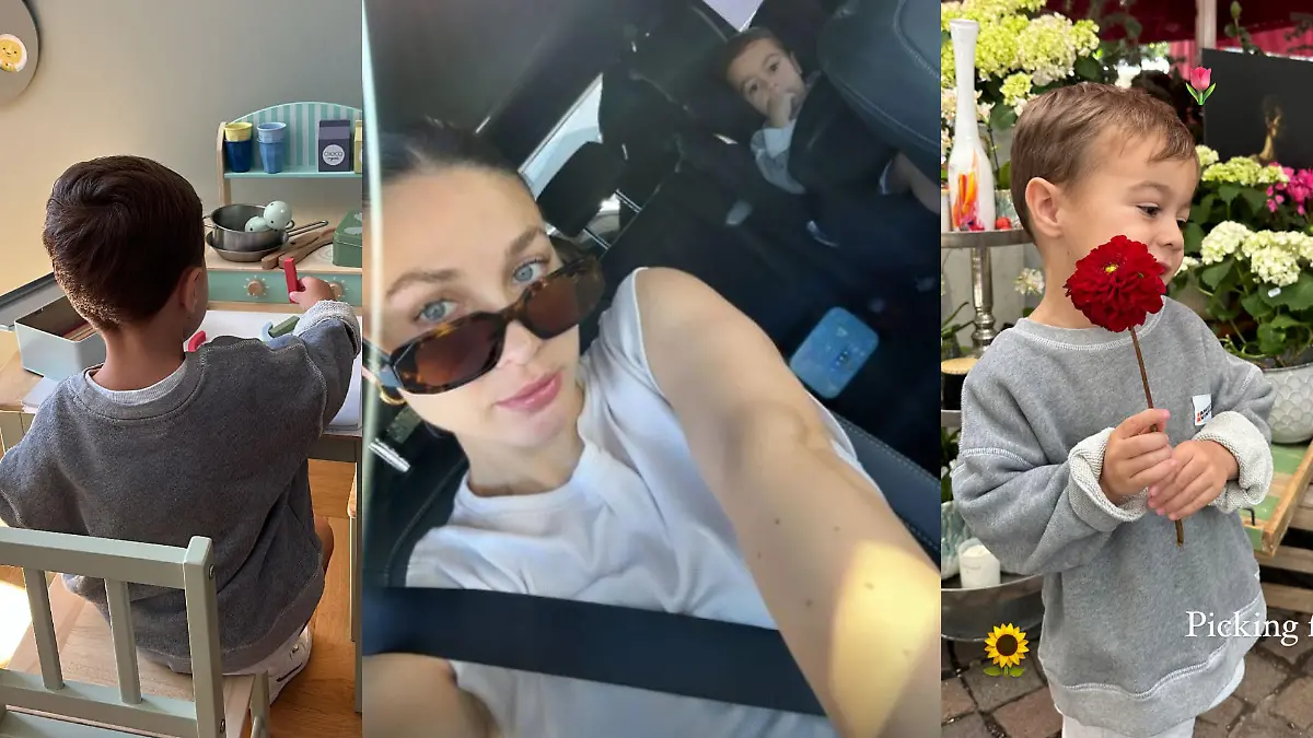 Ann-Kathrin Götze zeigt, wie sie ihren Tag mit Sohn Rome verbringt.