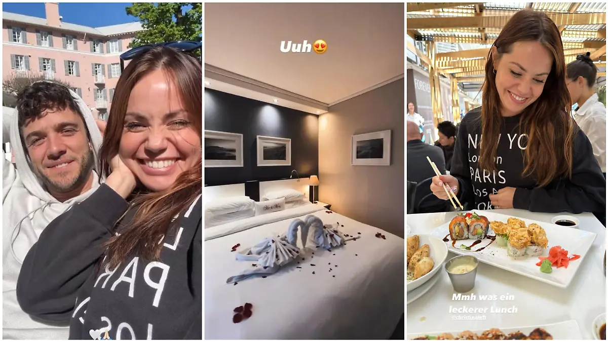 In ihren Instagram-Stories geben Christina und Luca noch mehr Einblicke in ihre Flitterwochen.