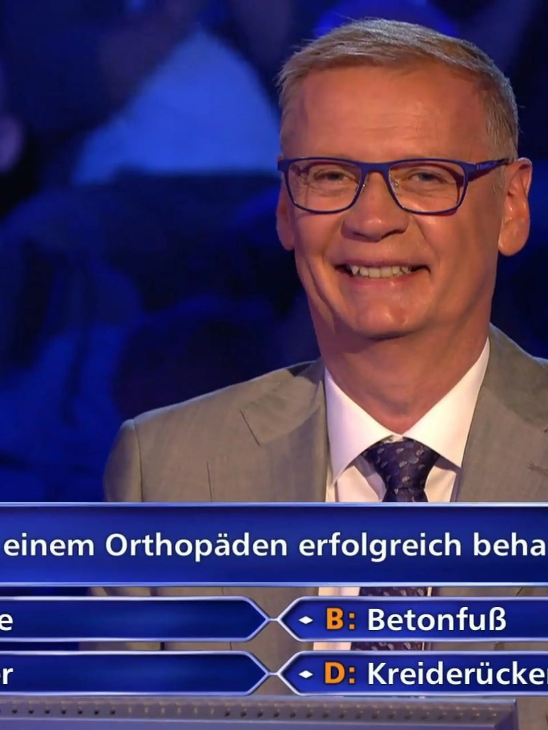 Günther Jauch mit einer ganz besonderen Grußbotschaft