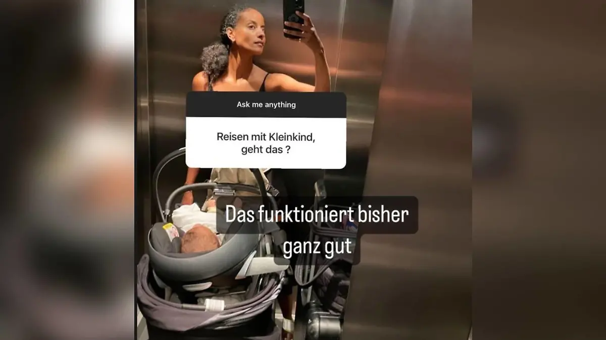 Sara Nuru zeigt zum ersten Mal ihr Baby