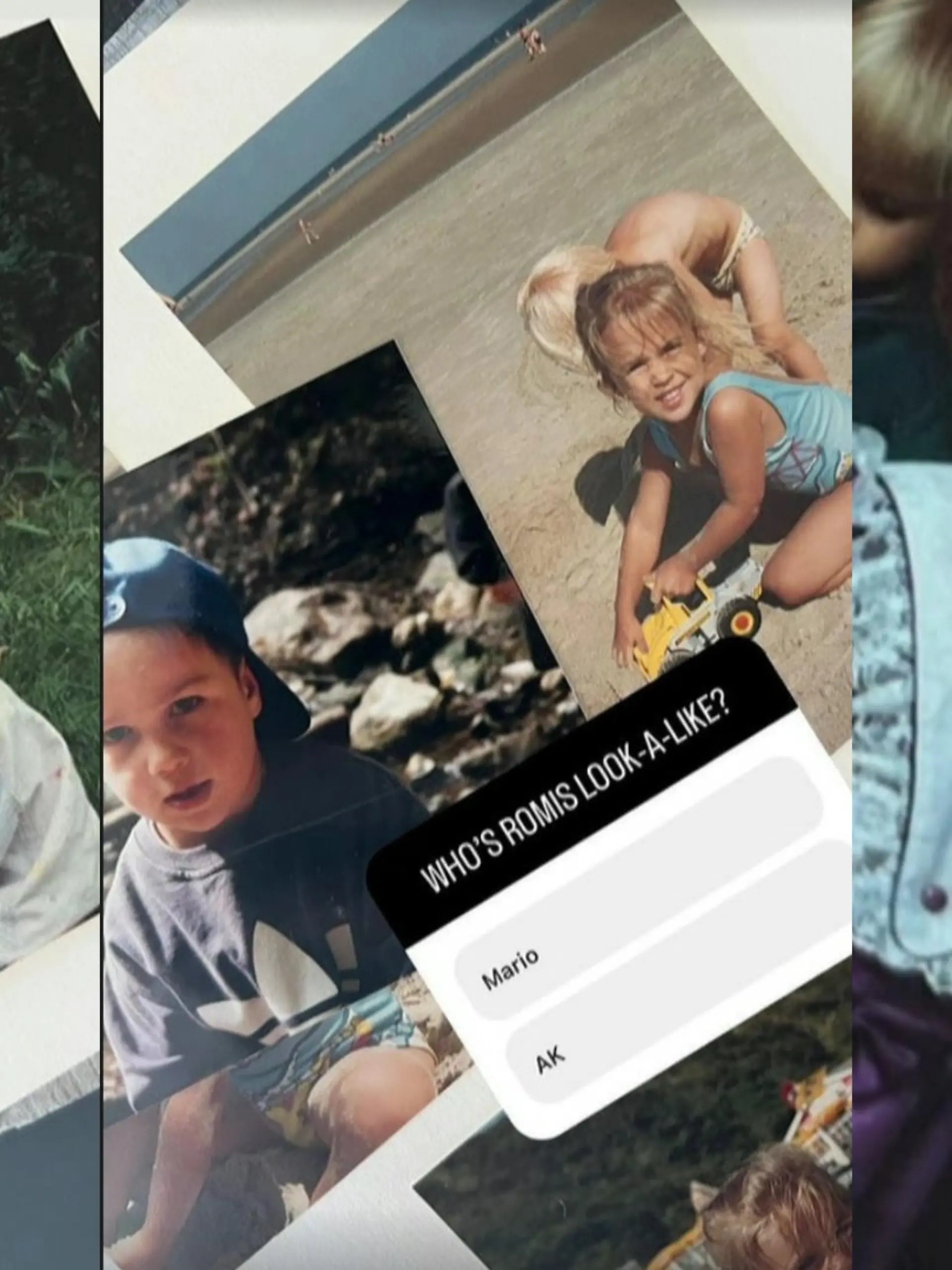 Ann-Kathrin Götze zeigt Kinderbilder von sich und Ehemann Mario Götze.