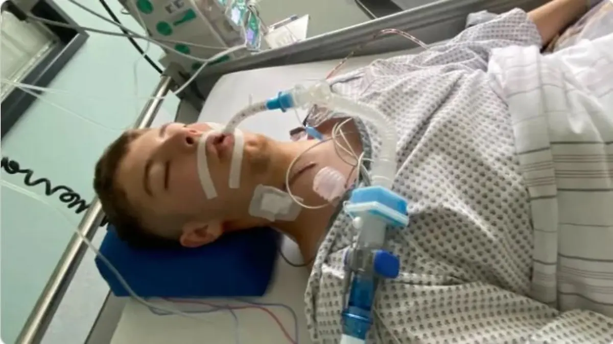 Aaron C. in Klinik