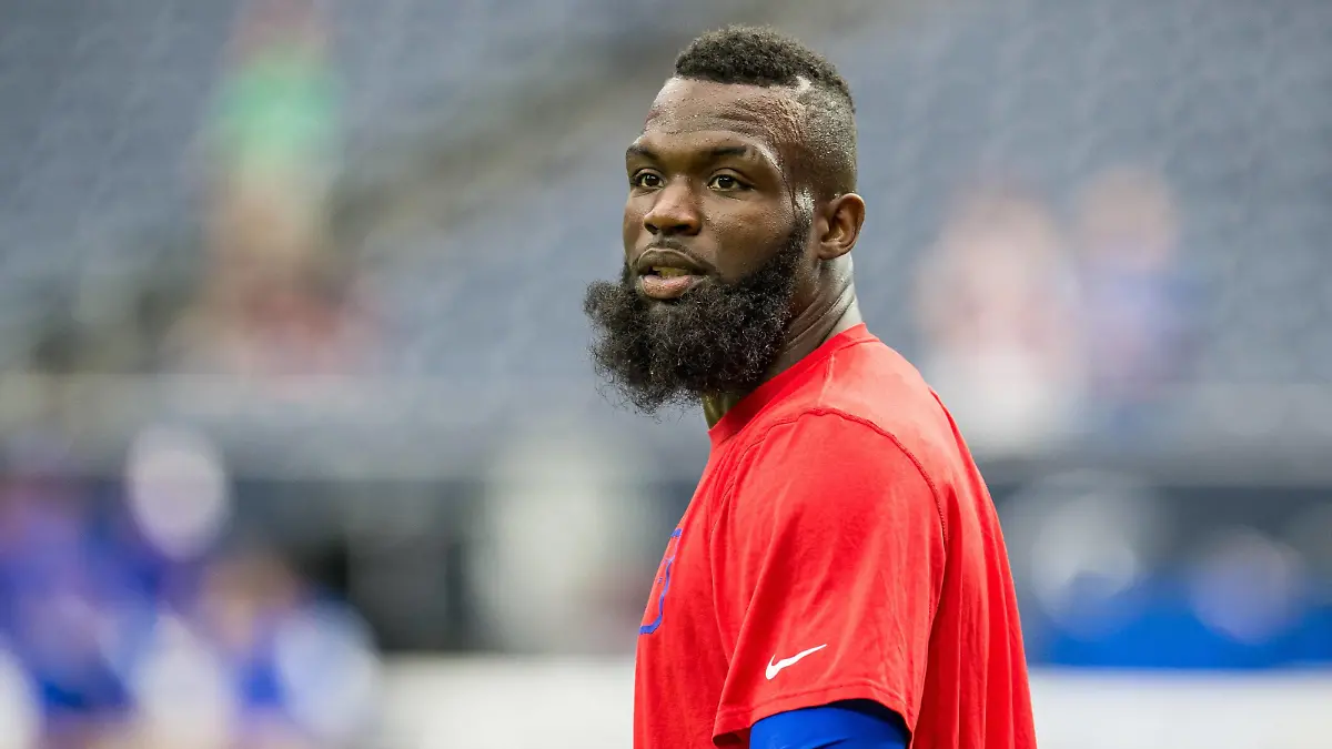 Sept. 28, 2014 - Houston, Texas, U.S - Buffalo Bills wide receiver Mike Williams (19) prior to an NFL American Football Herren USA game between the Houston Texans and the Buffalo Bills at NRG Stadium in Houston, TX on September 28th, 2014. NFL American Football Herren USA 2014 - ZUMAs127