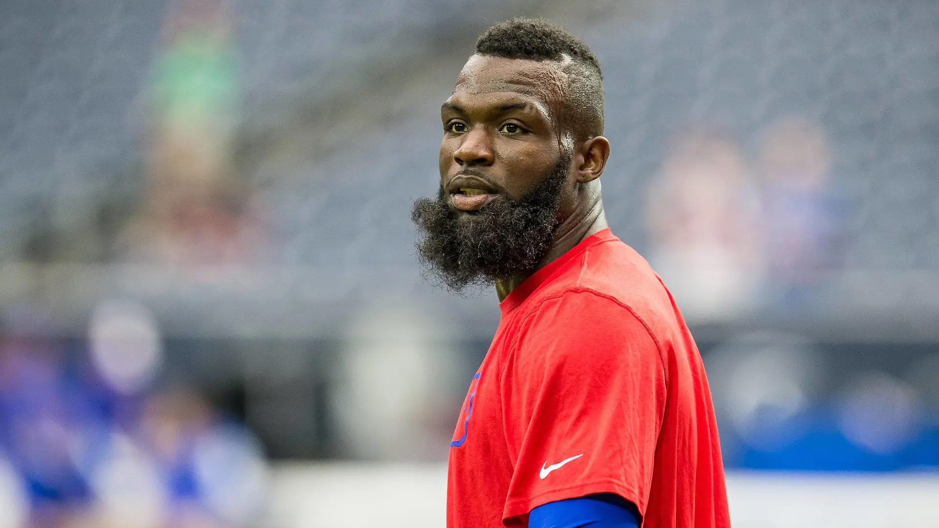 Sept. 28, 2014 - Houston, Texas, U.S - Buffalo Bills wide receiver Mike Williams (19) prior to an NFL American Football Herren USA game between the Houston Texans and the Buffalo Bills at NRG Stadium in Houston, TX on September 28th, 2014. NFL American Football Herren USA 2014   - ZUMAs127