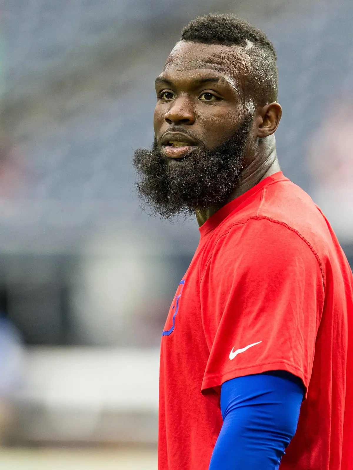 Sept. 28, 2014 - Houston, Texas, U.S - Buffalo Bills wide receiver Mike Williams (19) prior to an NFL American Football Herren USA game between the Houston Texans and the Buffalo Bills at NRG Stadium in Houston, TX on September 28th, 2014. NFL American Football Herren USA 2014   - ZUMAs127