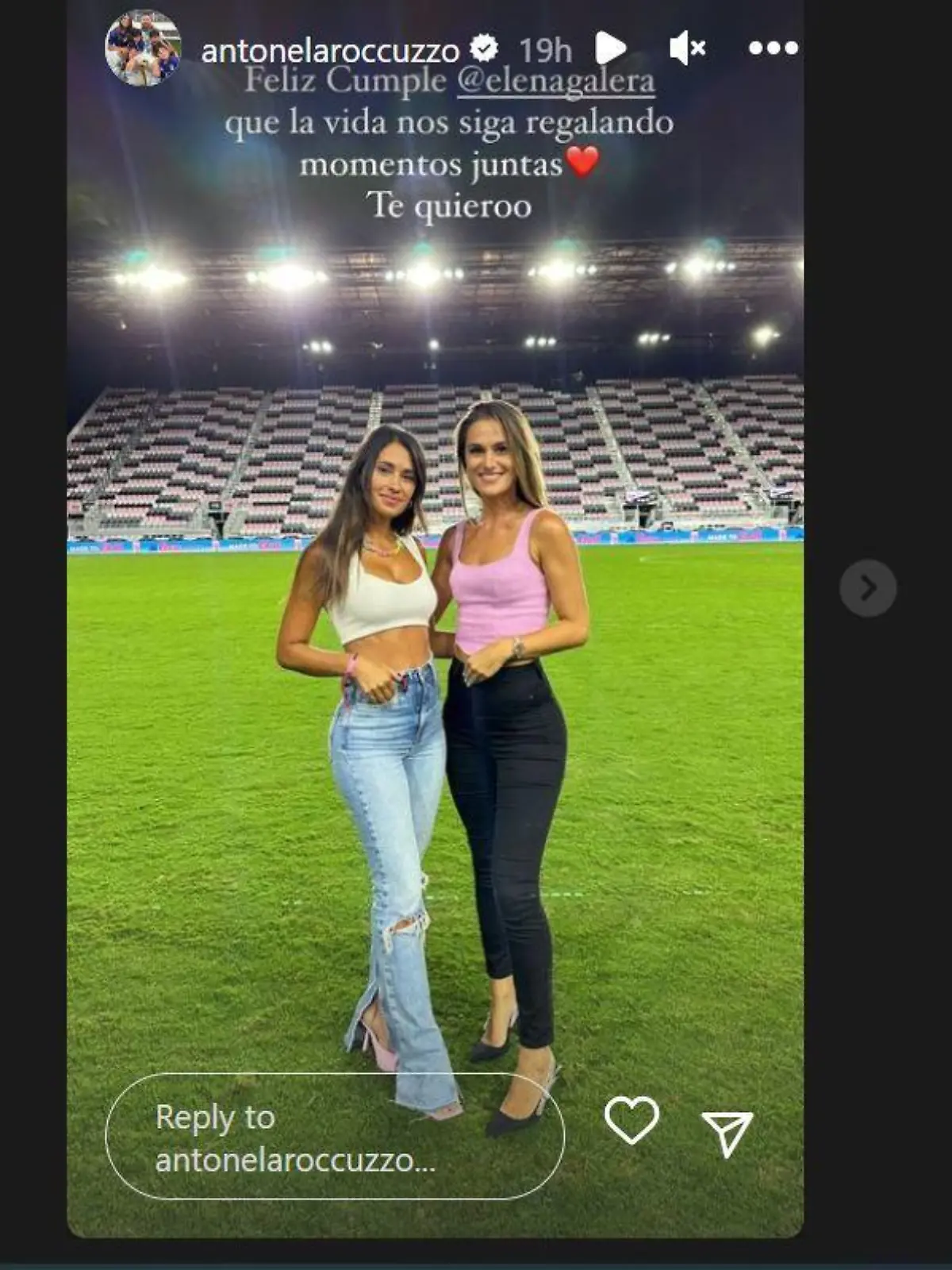 Antonela Roccuzzo: Liebeserklärung an Elena Galera