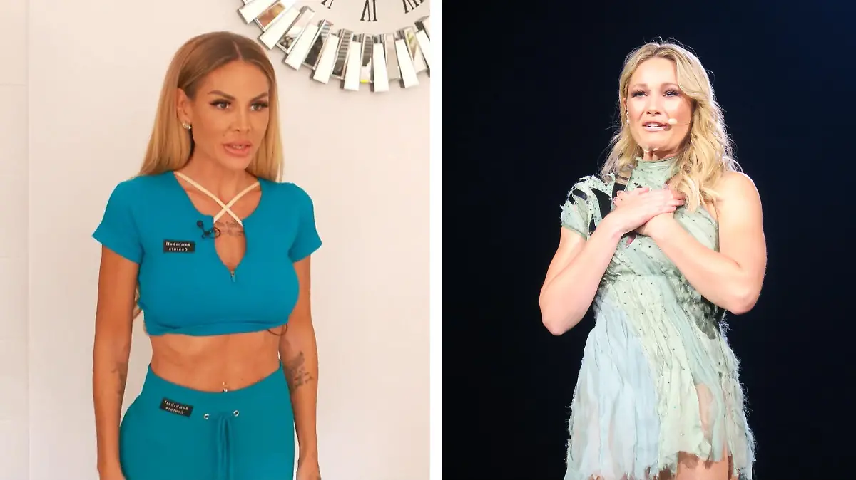 Collage von Lisha Savage und Helene Fischer.