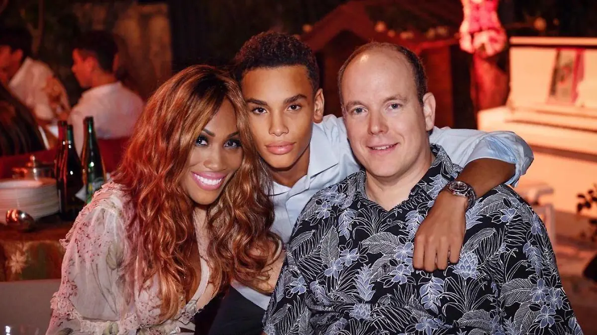 Nicole Coste, Alexandre Grimaldi und Fürst Albert