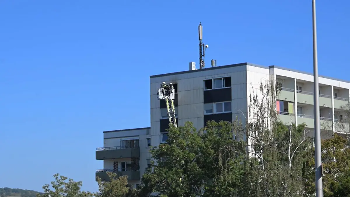 In diesem Hochhaus lag offenbar eine skelettierte Leiche.
