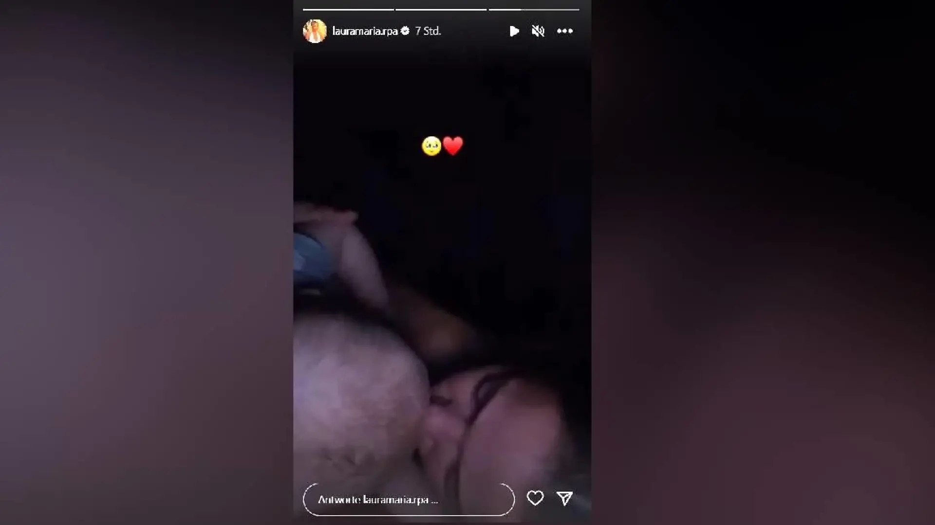 Ganz viel Kuscheln - das ist es, was Laura Marias Leano jetzt braucht.