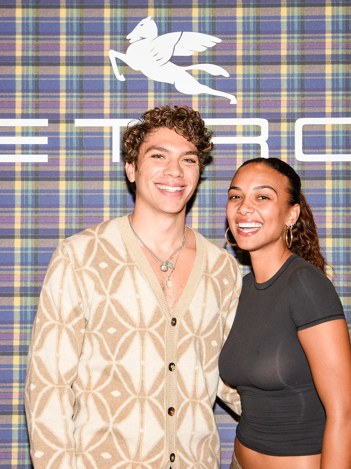 Elias Becker, Yasmine Dahlberg - ETRO celebrates Saturno bag launch in New York, Manhattan, United States, 06.09.2023.