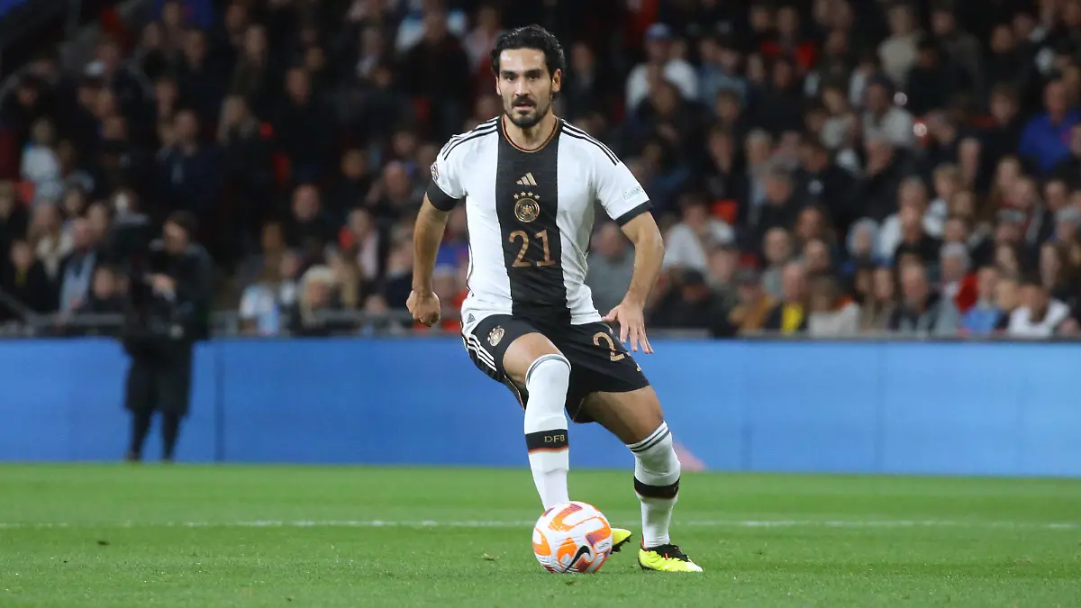 London , Fußball UEFA Nations League England vs. Deutschland , Ilkay Gündogan  Deutschland  *** London , Football UEFA Nations League England vs Germany , Ilkay Gündogan Germany