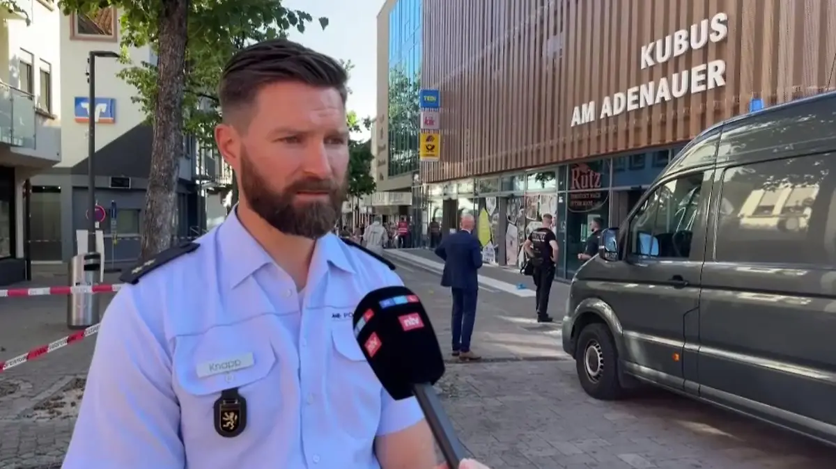 Polizeisprecher Patrick Knapp