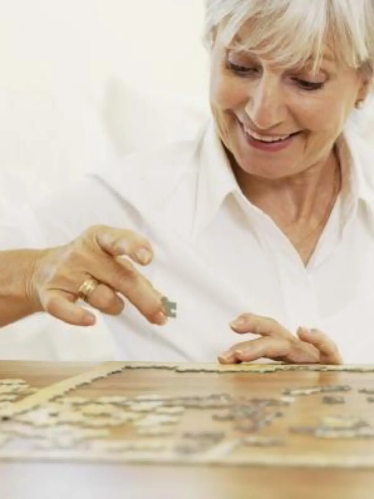 Puzzle, Frau, Seniorin, Senior, Alter