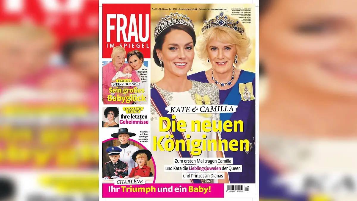 Heinz Hoenig zeigt in der "Frau im Spiegel" sein Familienglück.
