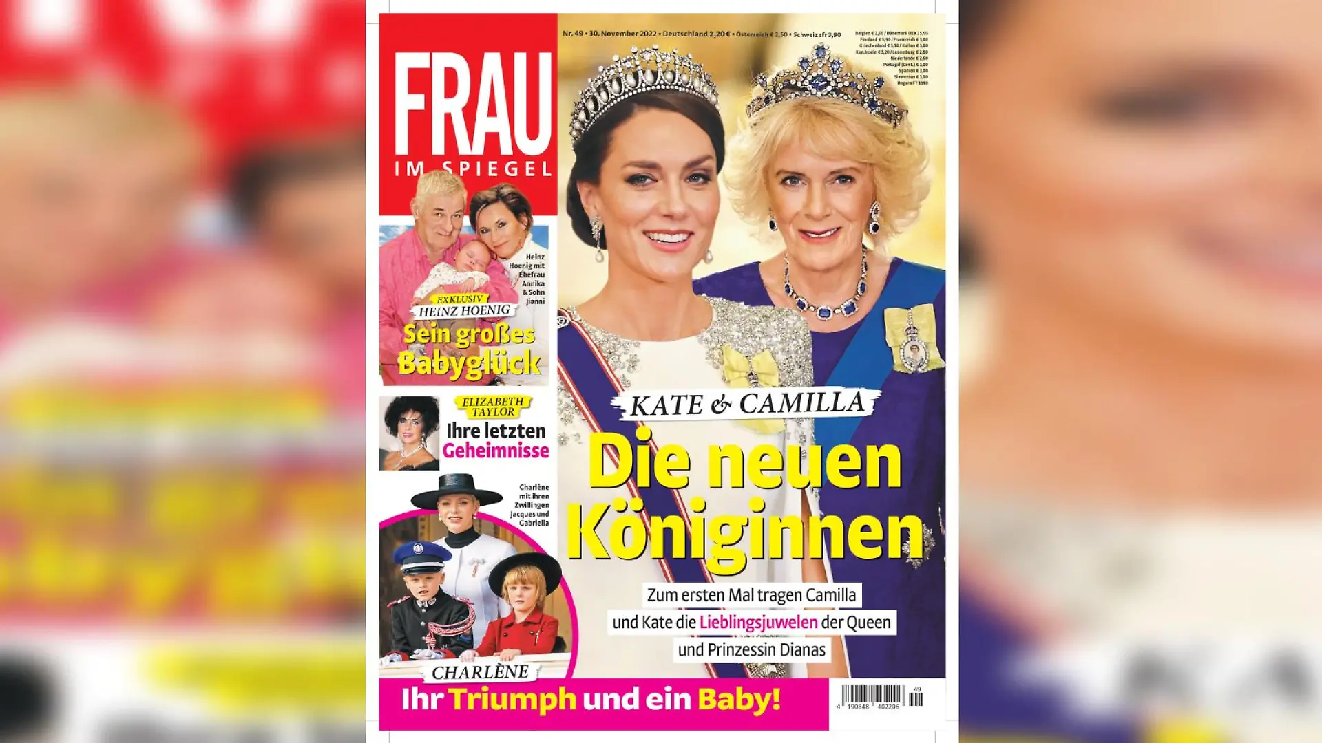 Heinz Hoenig zeigt in der "Frau im Spiegel" sein Familienglück.