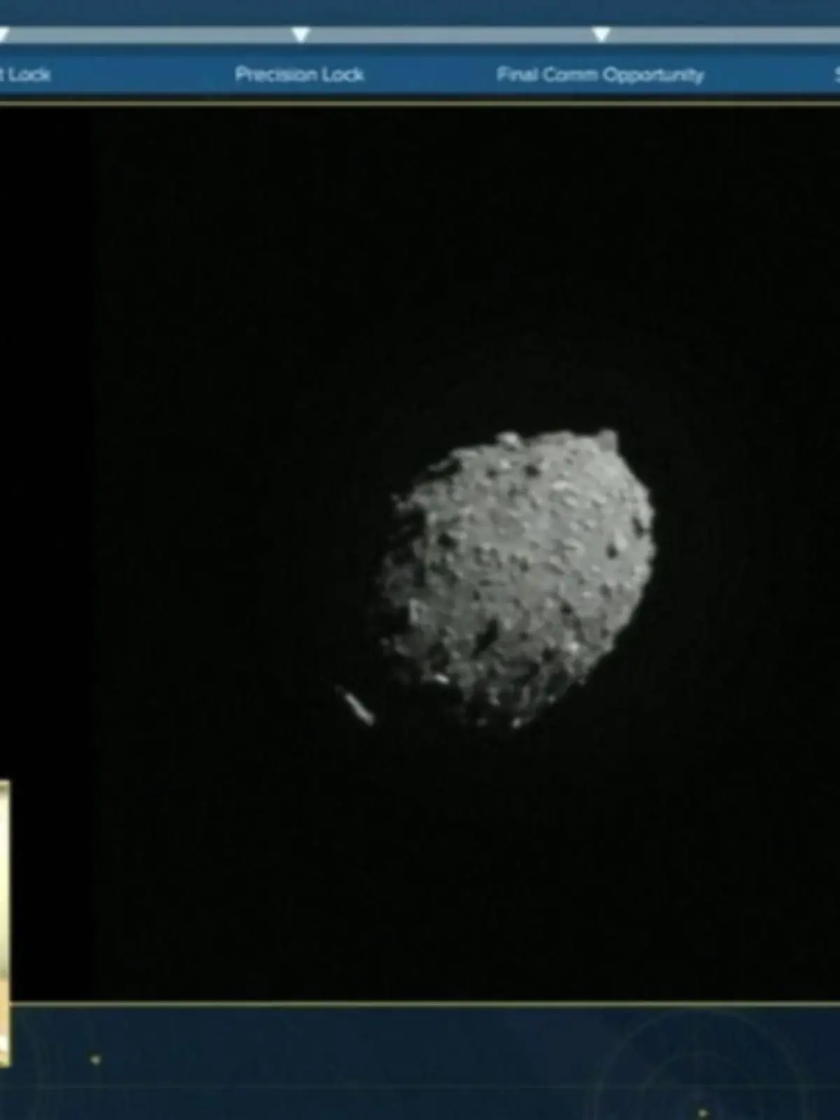 Bild zu: "Sonde knallt absichtlich in Asteroiden"