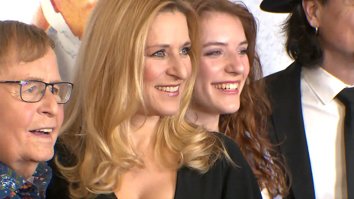 Stefanie Hertel und Tochter: "Wie Freundinnen" "Mamma Mia"-Premiere