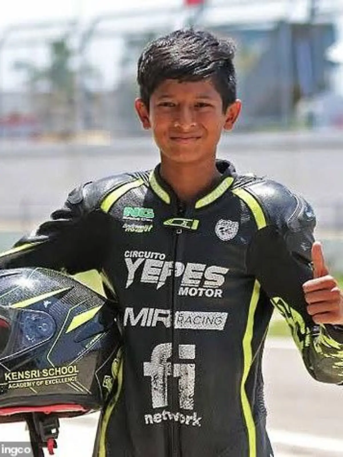 13jähriger Nachwuchsfahrer Motorsport tödlich verunglückt / Indien AUG 2023.