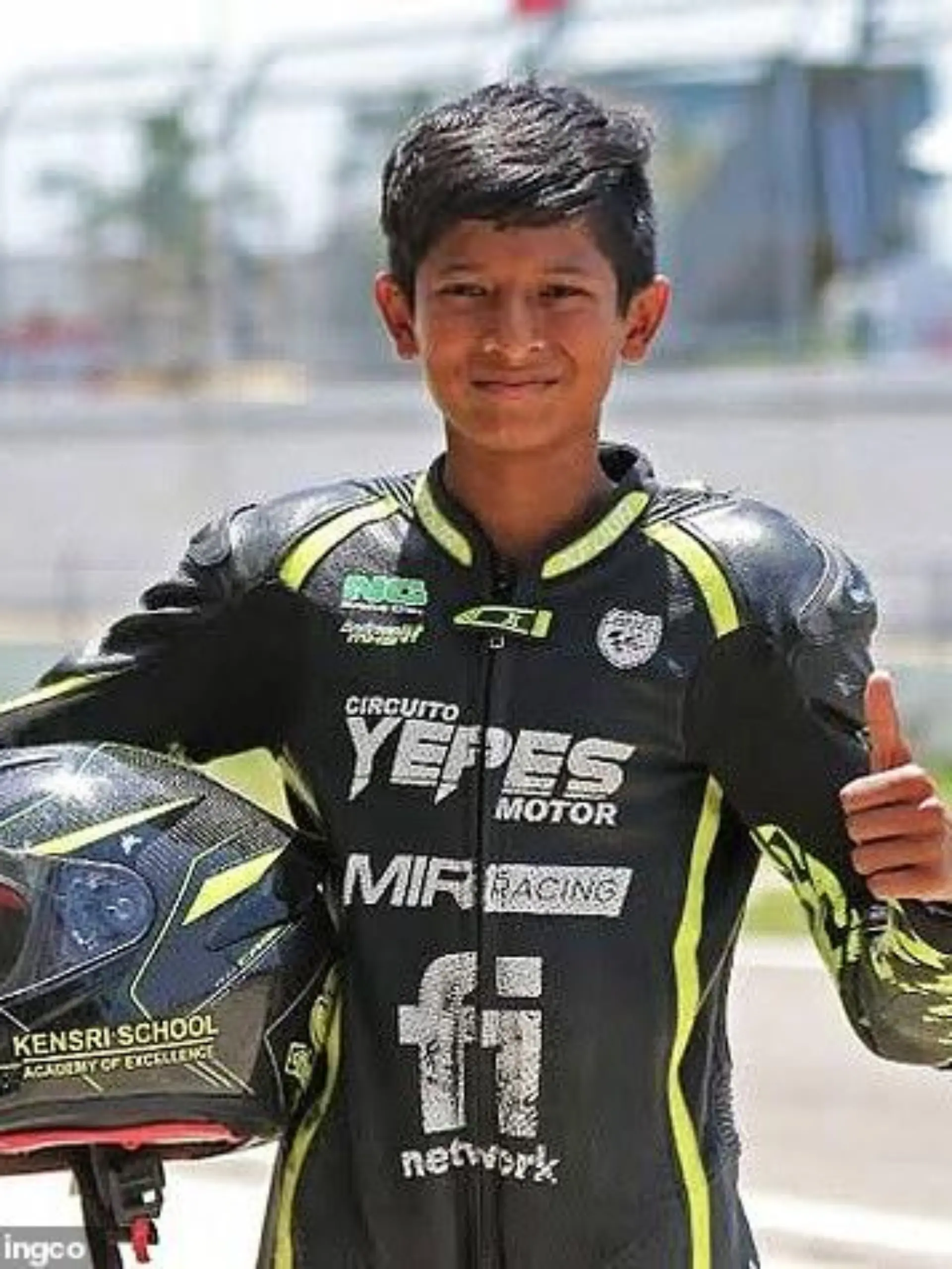 13jähriger Nachwuchsfahrer Motorsport tödlich verunglückt / Indien AUG 2023.