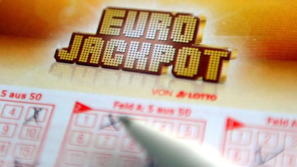Eurojackpot-Lotterie-Schein
