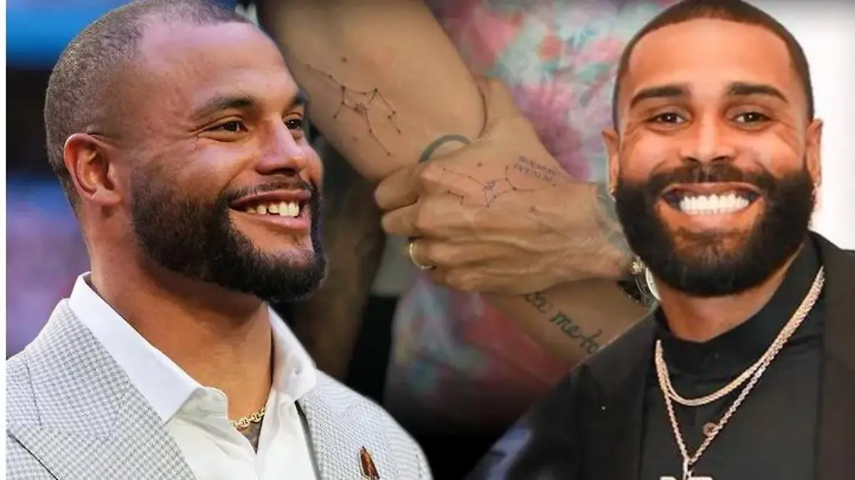 Die Prescott-Brüder Dak und Tad mit ihrem neuen Tattoo