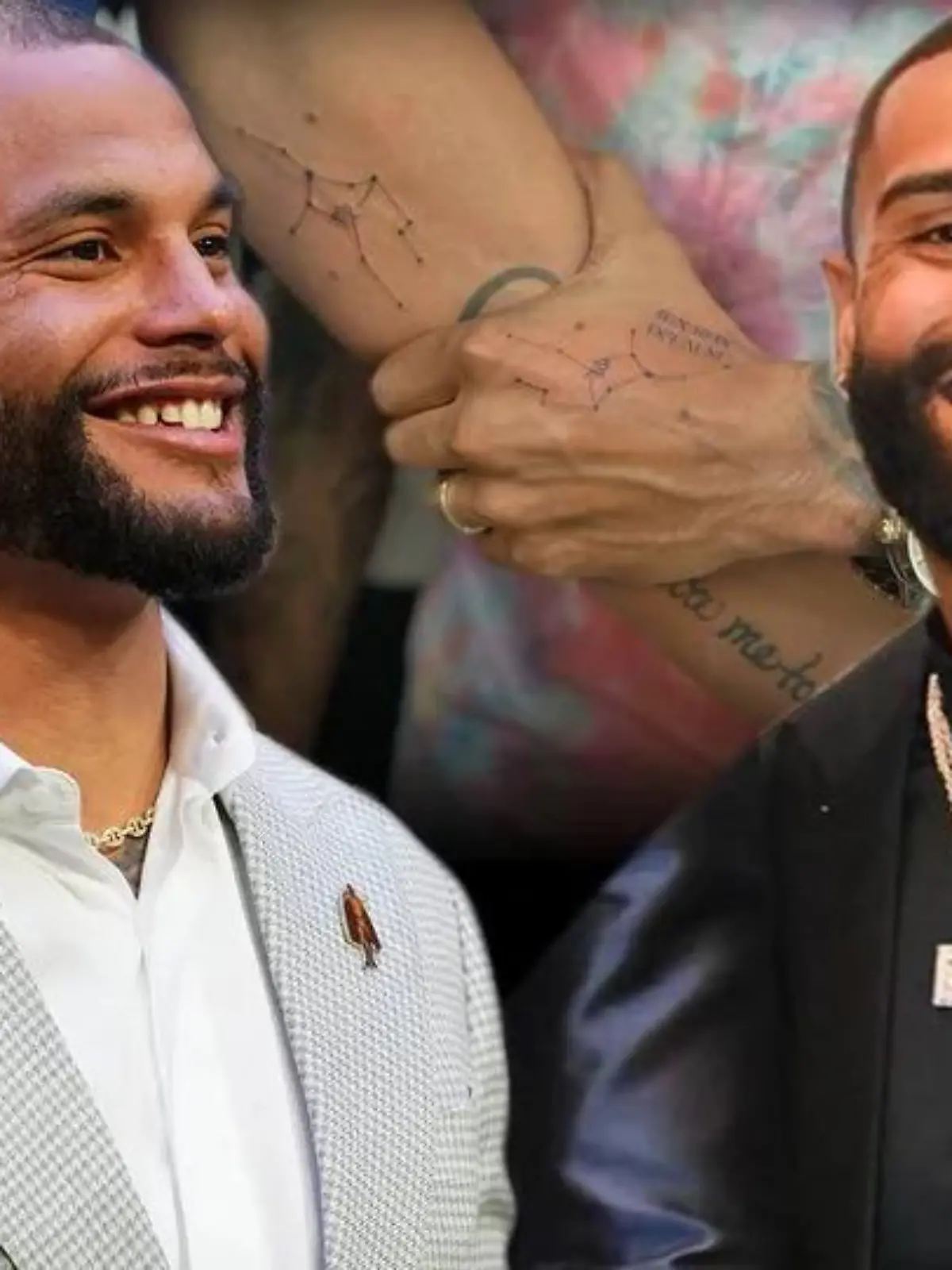 Die Prescott-Brüder Dak und Tad mit ihrem neuen Tattoo