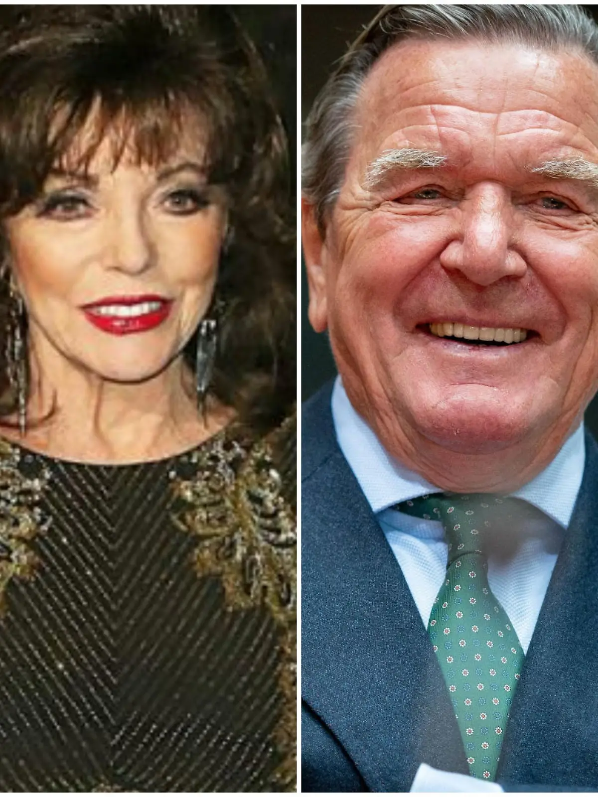 Lothar Matthäus, Joan Collins, Gerhard Schröder und Brigitte Nielsen