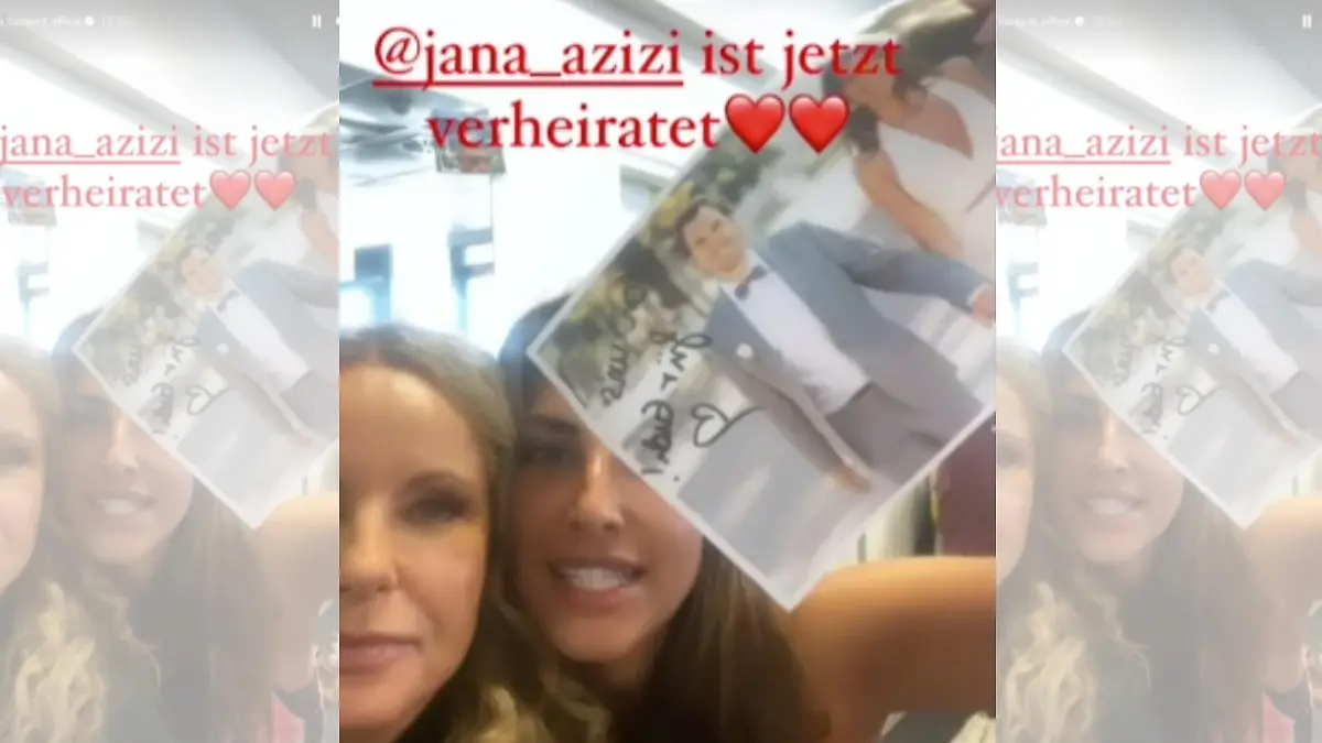 Jana Azizi hat geheiratet.