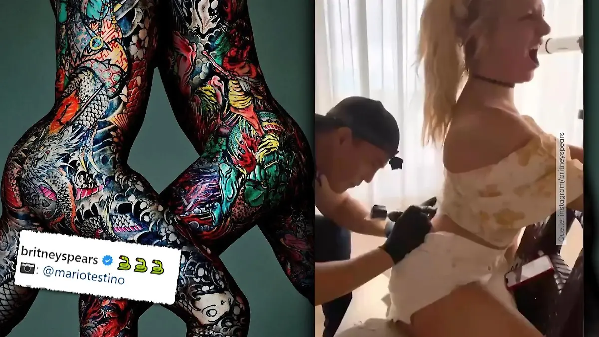 Britney Spears nach Trennung im Tattoo-Wahn Was hat die denn gestochen?