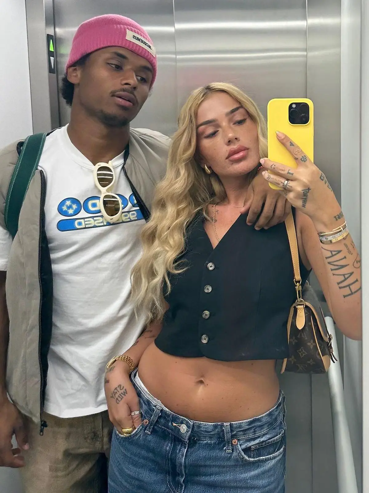 Loredana und Karim Adeyemi schweben auf Wolke sieben.