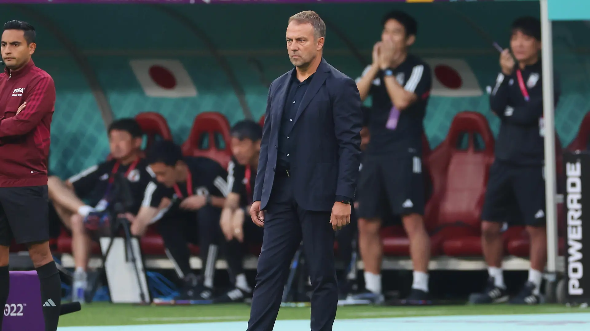 Hansi Flick head coach (GER), NOVEMBER 23, 2022 - Football / Soccer : FIFA World Cup Qatar 2022 Group E match between Germany - Japan at Khalifa International Stadium in Al Rayyan, Qatar. (Photo by Naoki Morita/AFLO/ ATPimages)