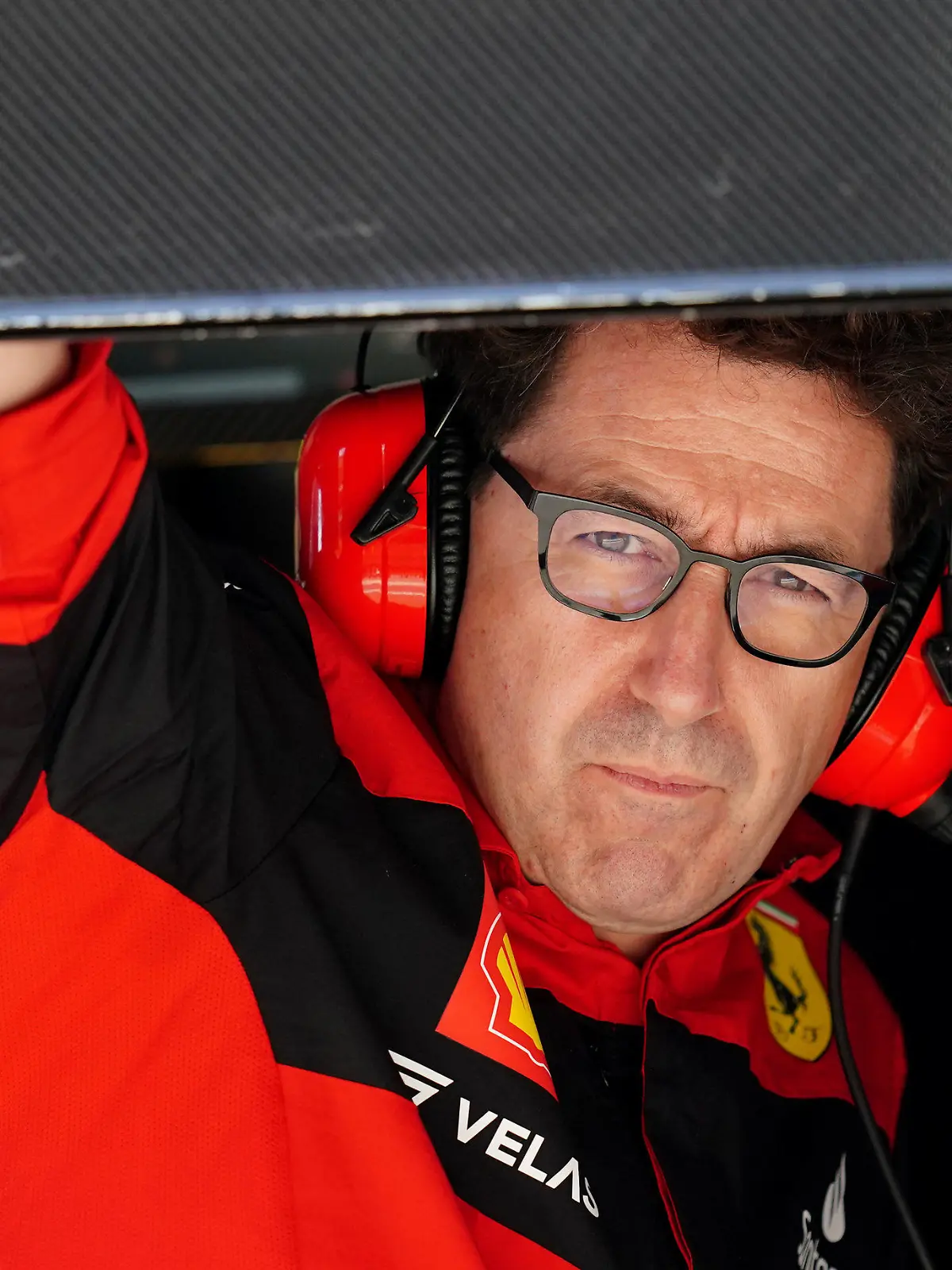 ARCHIV - 09.09.2022, Italien, Monza: Ferrari-Teamchef Mattia Binotto beim ersten Training zum Großen Preis von Italien in Monza. (zu dpa: «Medien: Formel-1-Team Ferrari trennt sich von Teamchef Binotto») Foto: David Davies/PA Wire/dpa +++ dpa-Bildfunk +++