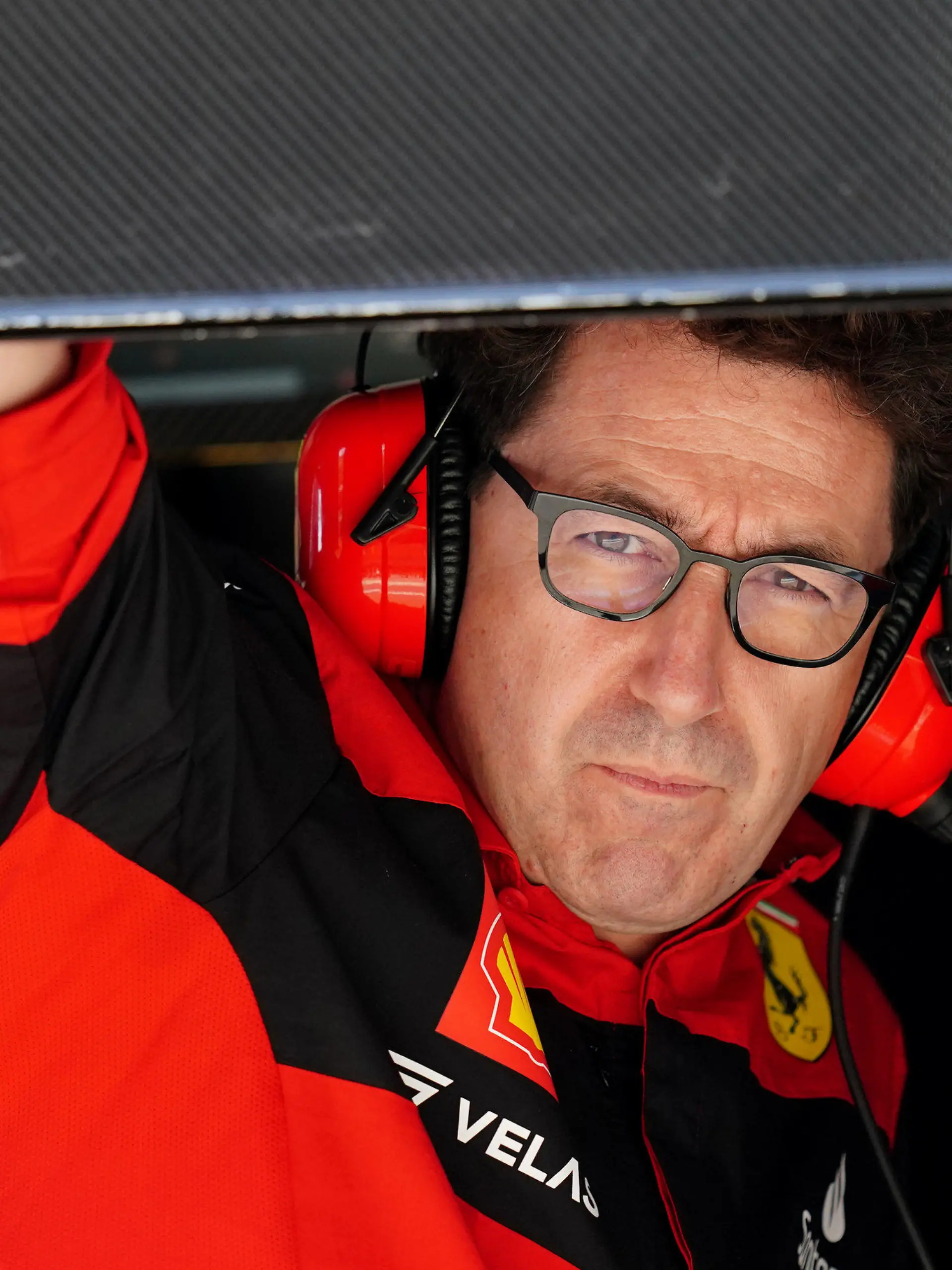 ARCHIV - 09.09.2022, Italien, Monza: Ferrari-Teamchef Mattia Binotto beim ersten Training zum Großen Preis von Italien in Monza. (zu dpa: «Medien: Formel-1-Team Ferrari trennt sich von Teamchef Binotto») Foto: David Davies/PA Wire/dpa +++ dpa-Bildfunk +++