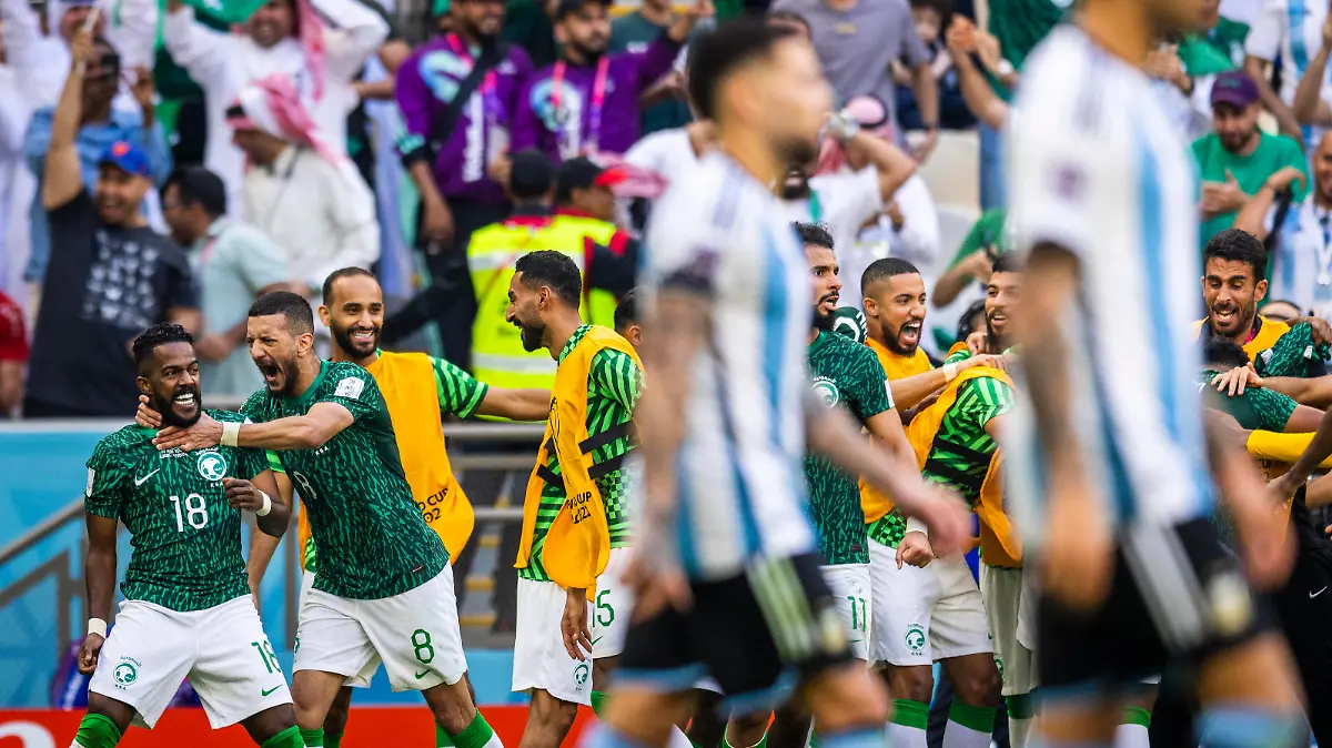 Doha, Qatar. 22nd Nov, 2022. Nawaf Al-Abed Saudi, Abdulelah Al-Malki Saudi Argentina - Saudi Arabia World Cup 2022 in Qatar 22.11.2022 Credit: Moritz Müller *** Doha, Qatar 22nd Nov, 2022 Nawaf Al Abed Saudi , Abdulelah Al Malki Saudi Argentina Saudi Arabia World Cup 2022 in Qatar 22 11 2022 Credit Moritz Müller 