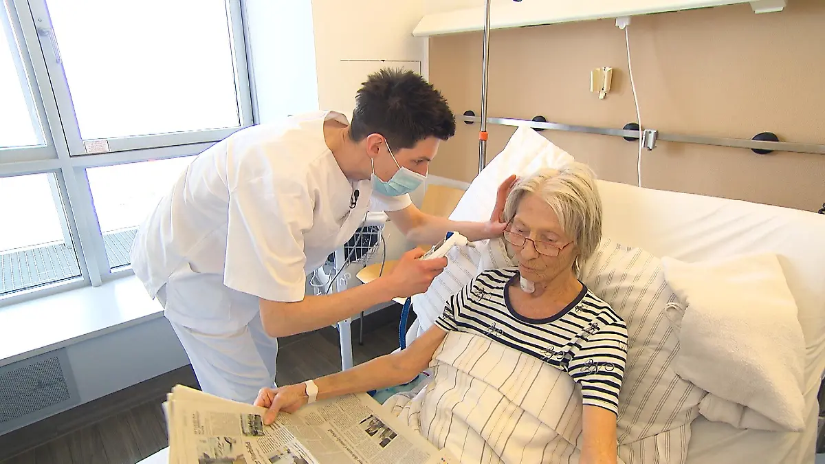Einen Tag als Krankenpfleger Schmidt macht mit