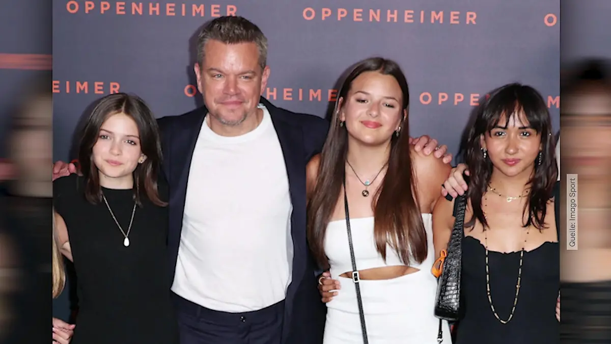 Die Töchter von Matt Damon sind junge Frauen geworden Was für ein Auftritt!