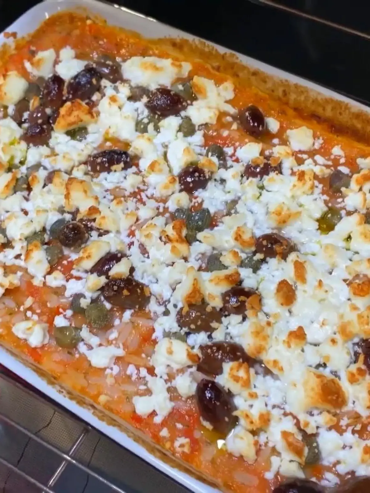Bild zu: "Gebackener Tomatenreis mit Feta"