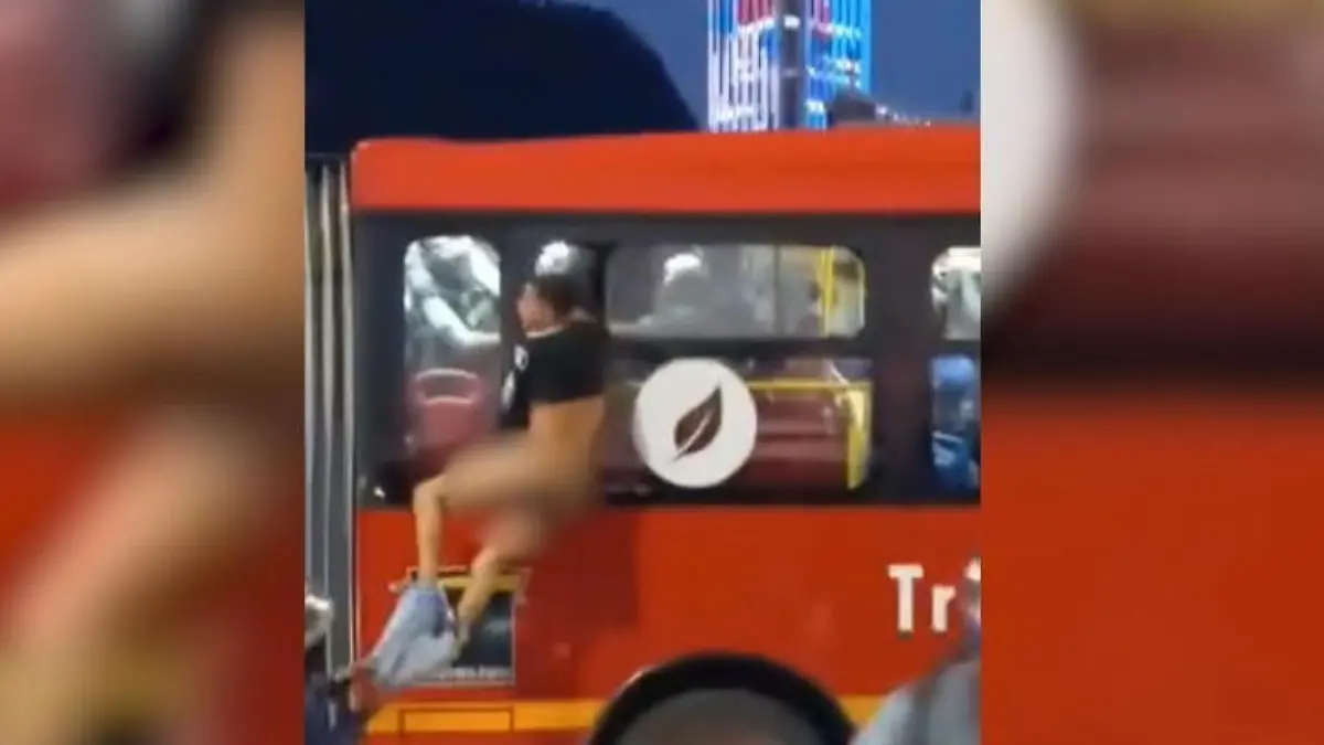 Taschendieb bleibt an Bus hängen Hosen- und chancenlos