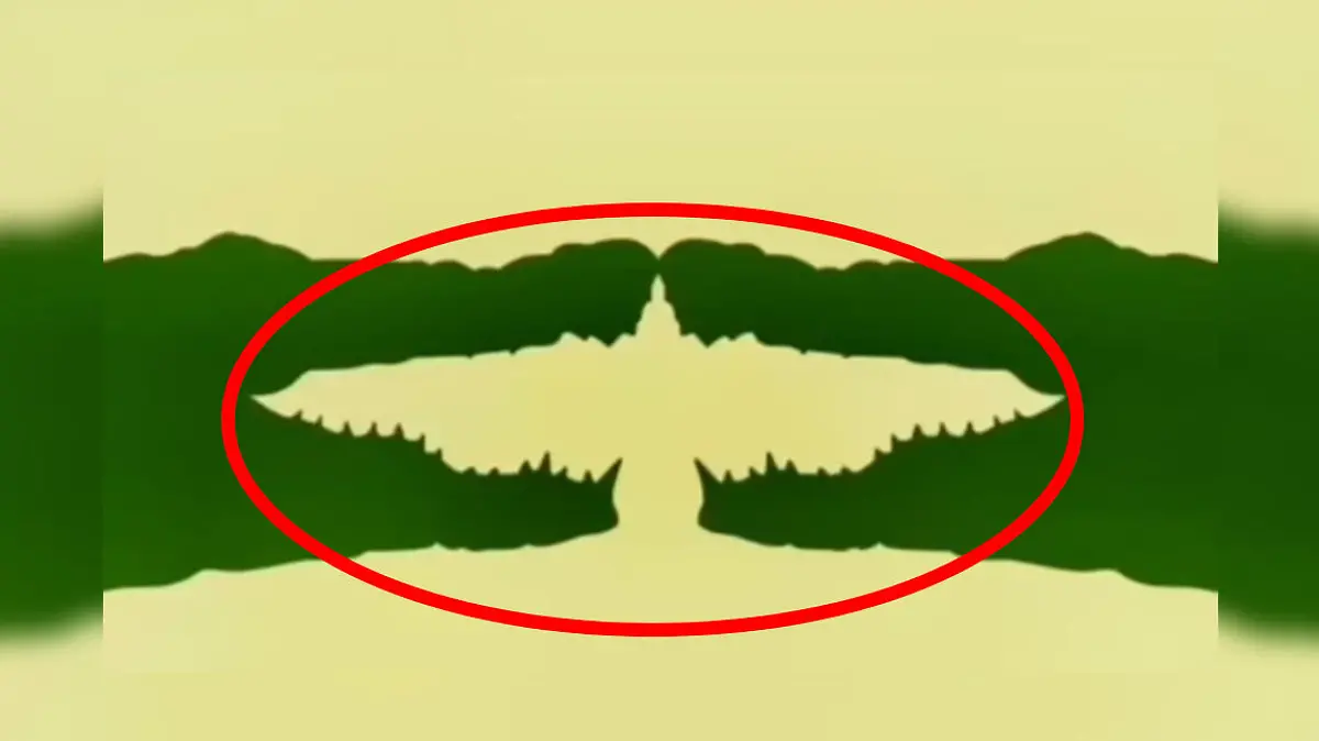 Optische Täuschung Vogel